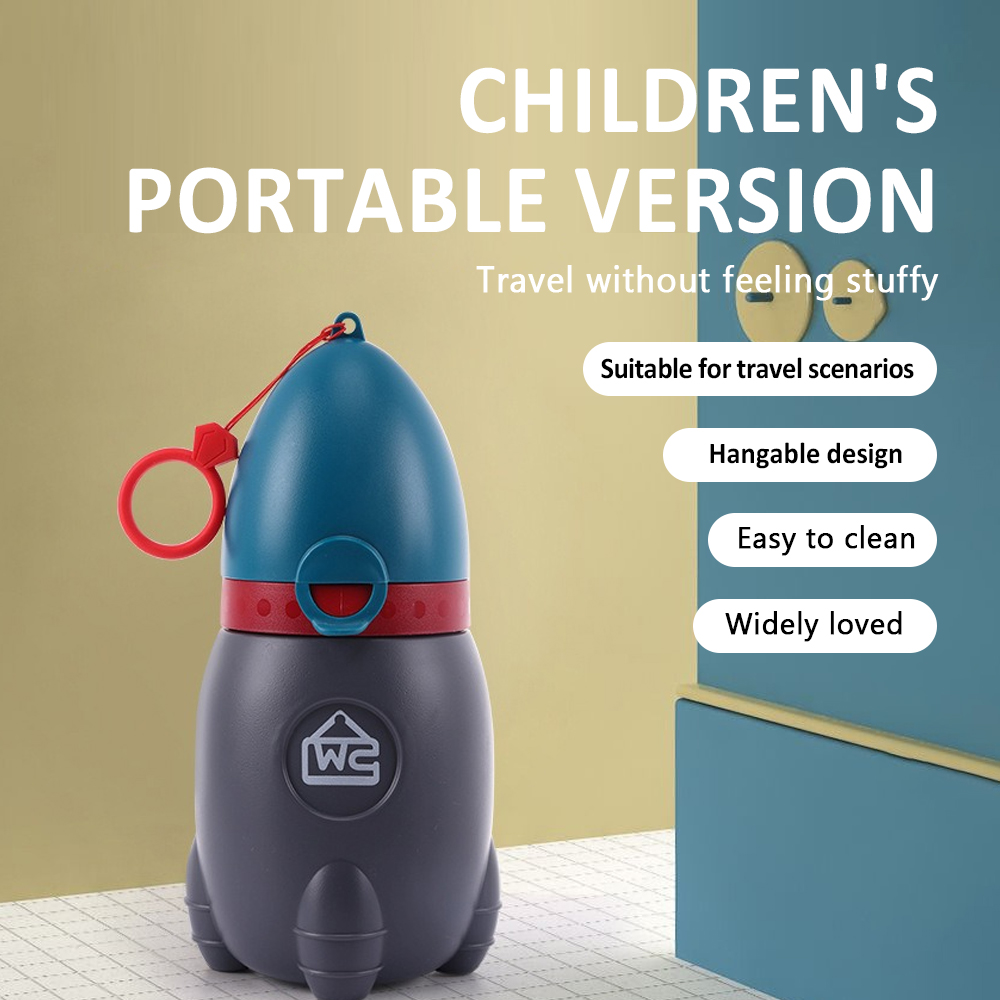 Home Bathroom Urinal - Children's Portable Rocket Urinal Potty Training