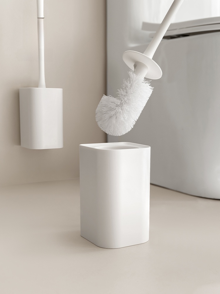Home Needs Bathroom Cleaning - Corner Toilet Brush Wall Mounted Bathroom