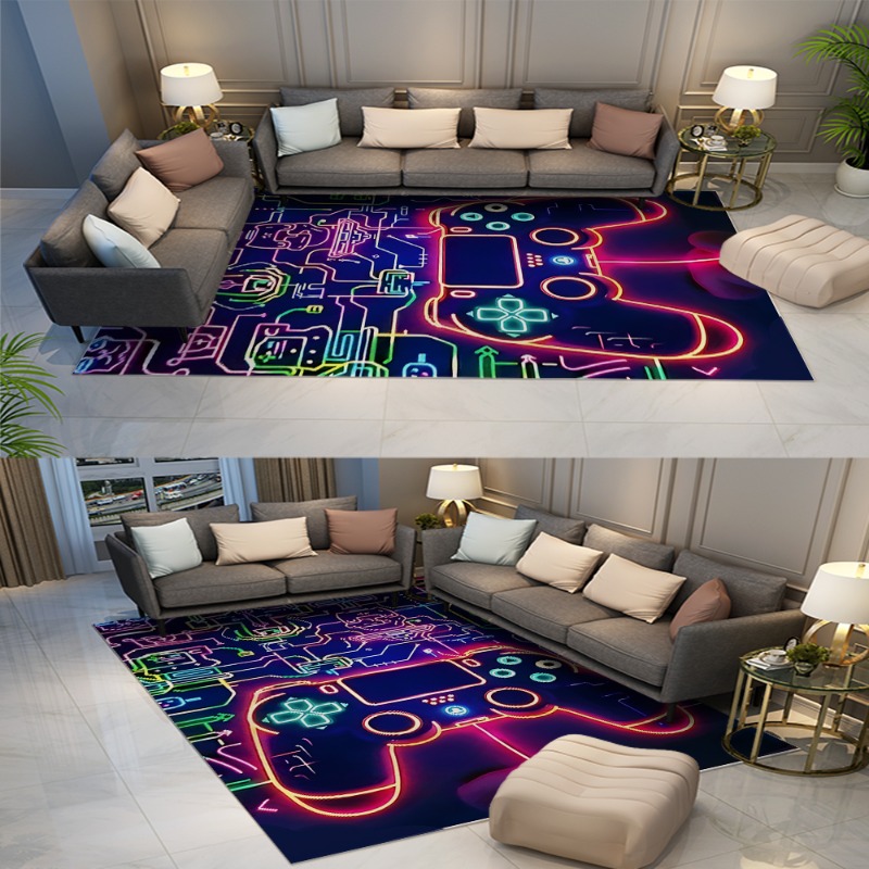 Homemade Bathroom Spray - Carpet Game Controller Graffiti Mat Let's