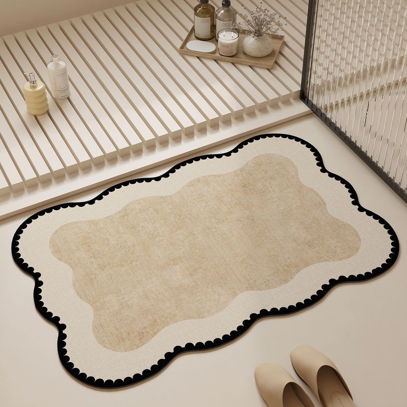 Home Made Bathroom Vanity - VIKAMA Cloud Wave Pattern Shaped Bathroom
