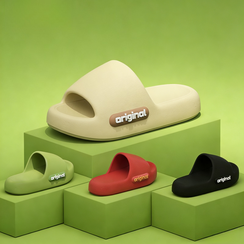 Home Bathroom Size - Women Men Slippers Home House Platform