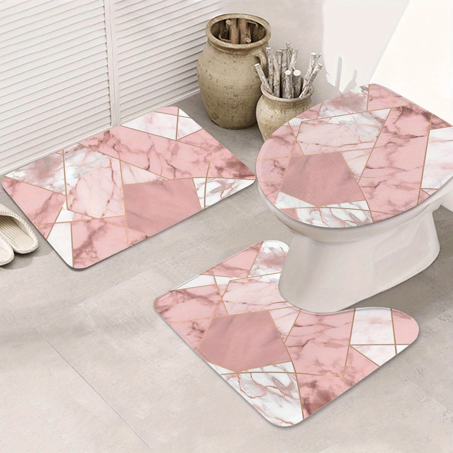 Luxury Marble Bathroom Mat Set - огляд і ціна Home Made Bathroom Vanity