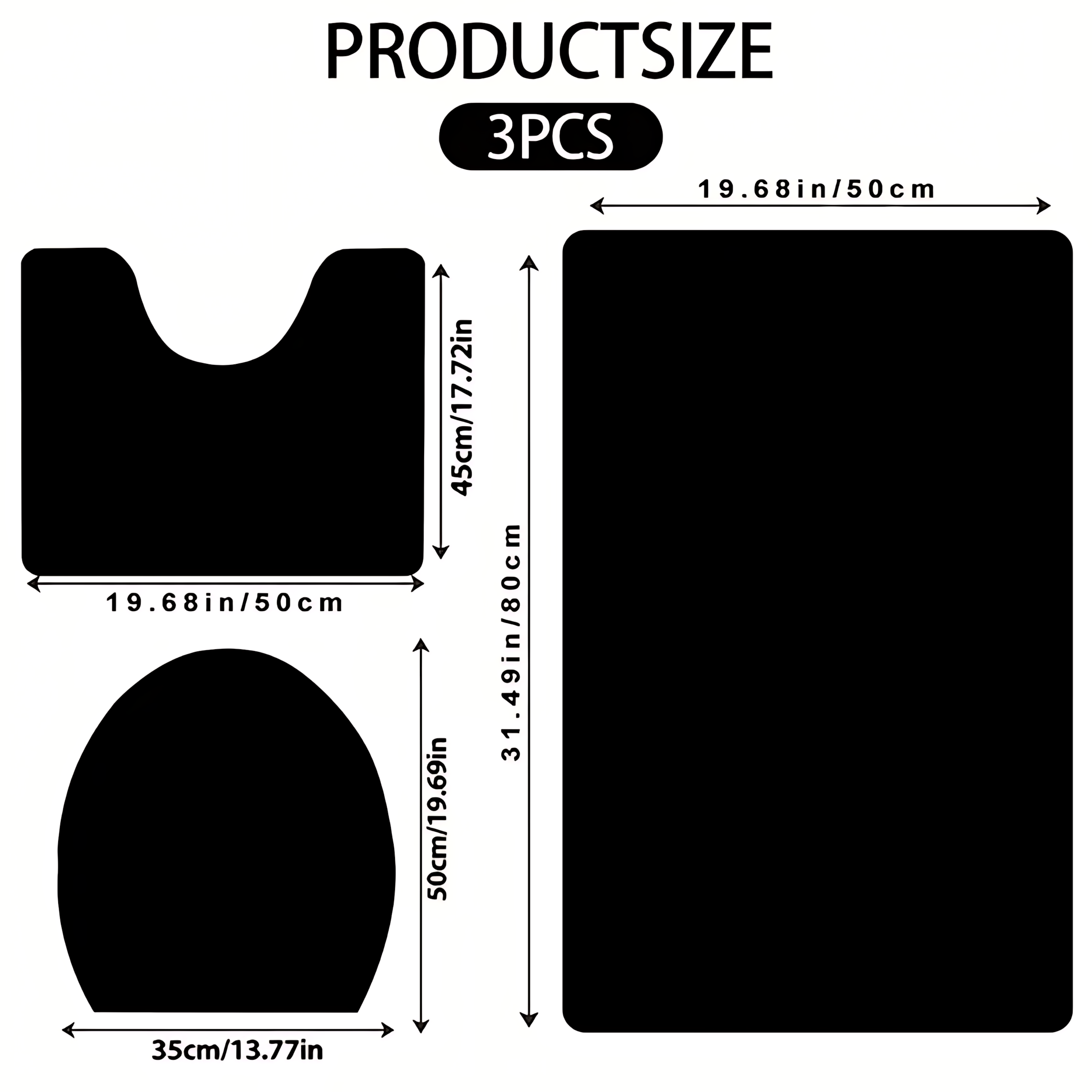 Luxury Marble Bathroom Mat Set - огляд і ціна Home Made Bathroom Vanity