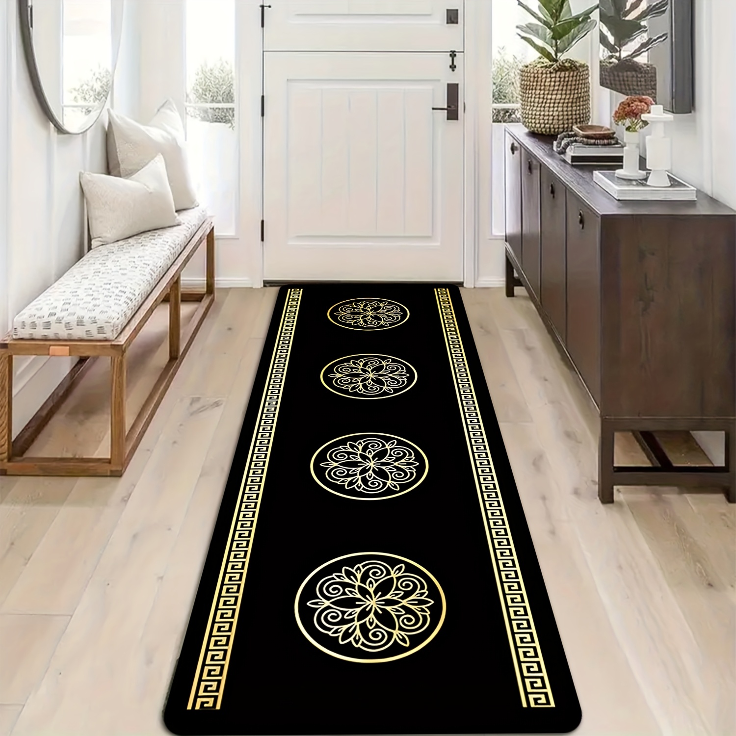 Luxury Gold Greek Key Round Fl - огляд і ціна Home Made Bathroom Vanity