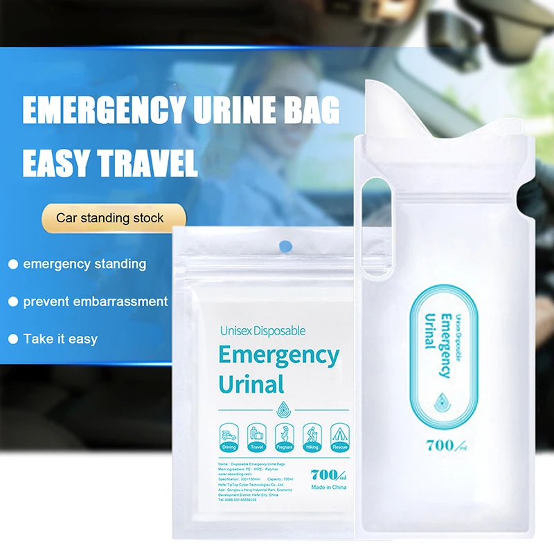 4PCS 700ml Car Urine Bag Emerg - огляд і ціна Home Bathroom Urinal