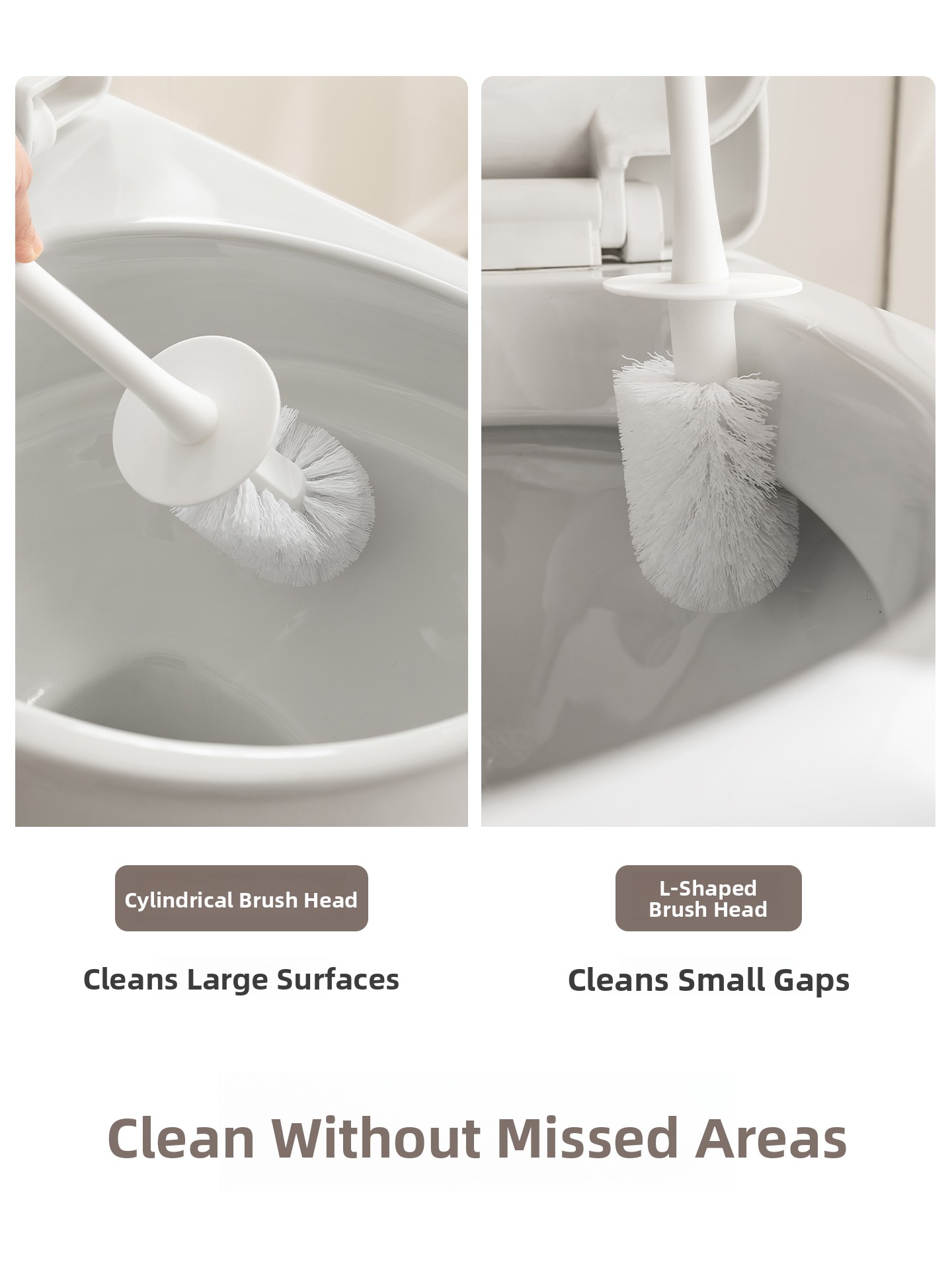 Corner Toilet Brush Wall Mount - огляд і ціна Home Needs Bathroom Cleaning
