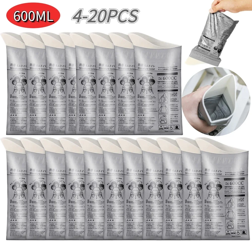 4-20PCS Outdoor Emergency Urin - огляд і ціна Home Bathroom Urinal