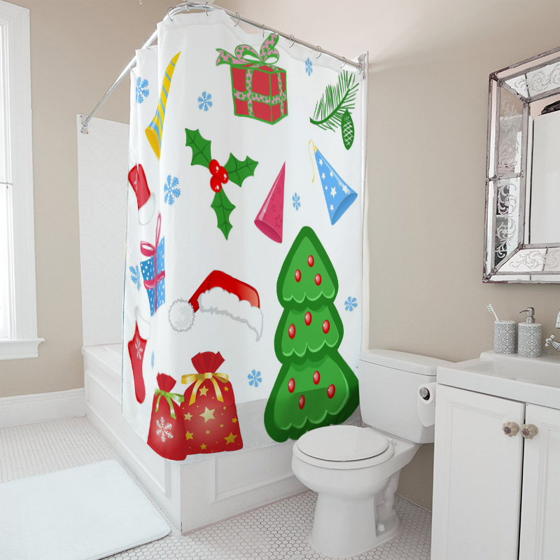TU Shower Curtain Christmas Fo - огляд і ціна Home Decor Bathroom Ideas