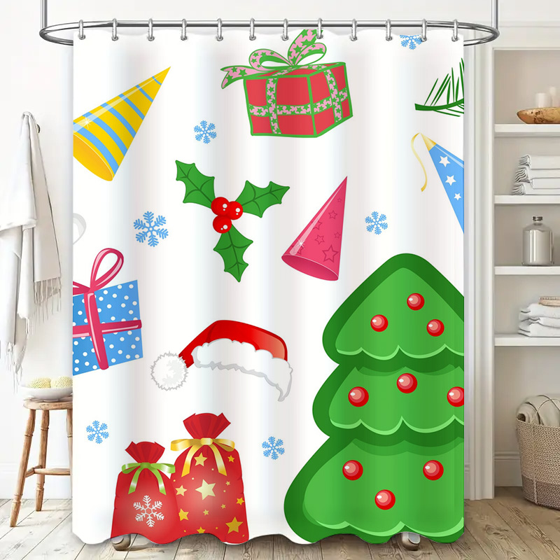 TU Shower Curtain Christmas Fo - огляд і ціна Home Decor Bathroom Ideas