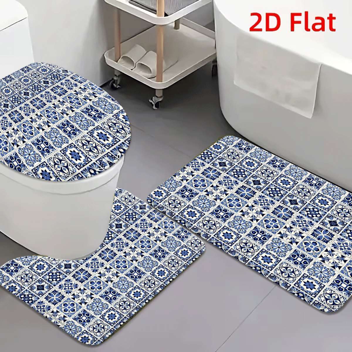 Decorative Blue White Geometri - огляд і ціна Home Made Bathroom Vanity