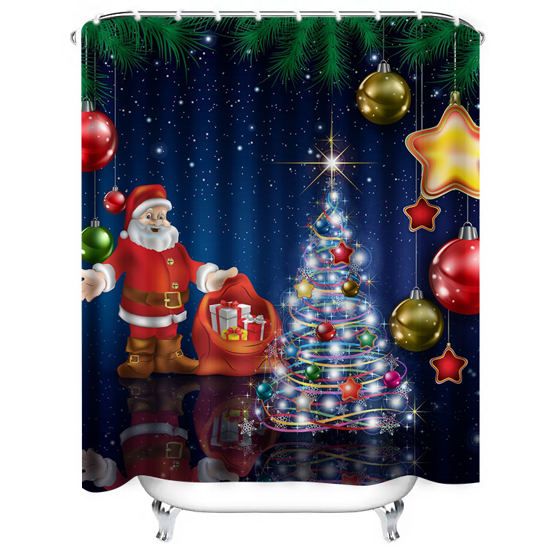 TU Christmas Shower Curtain Sa - огляд і ціна Home Decor Bathroom Ideas