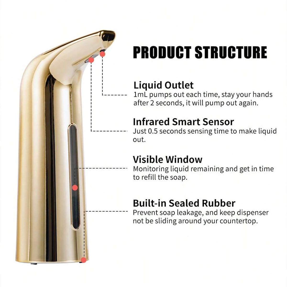 Large Capacity 13.53 Ounces (4 - огляд і ціна Home Needs Bathroom Cleaning