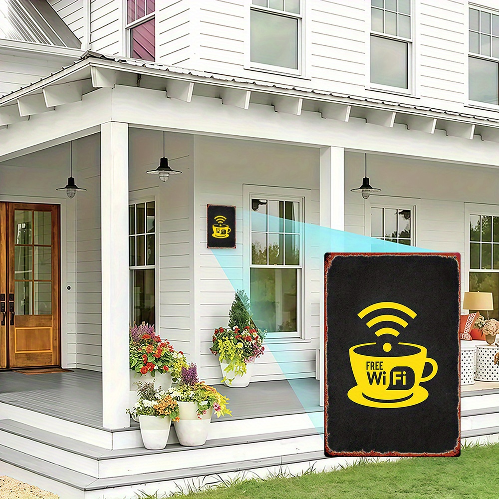 2D Vintage Metal Sign, WiFi Zo - огляд і ціна Home Decor Bathroom Ideas
