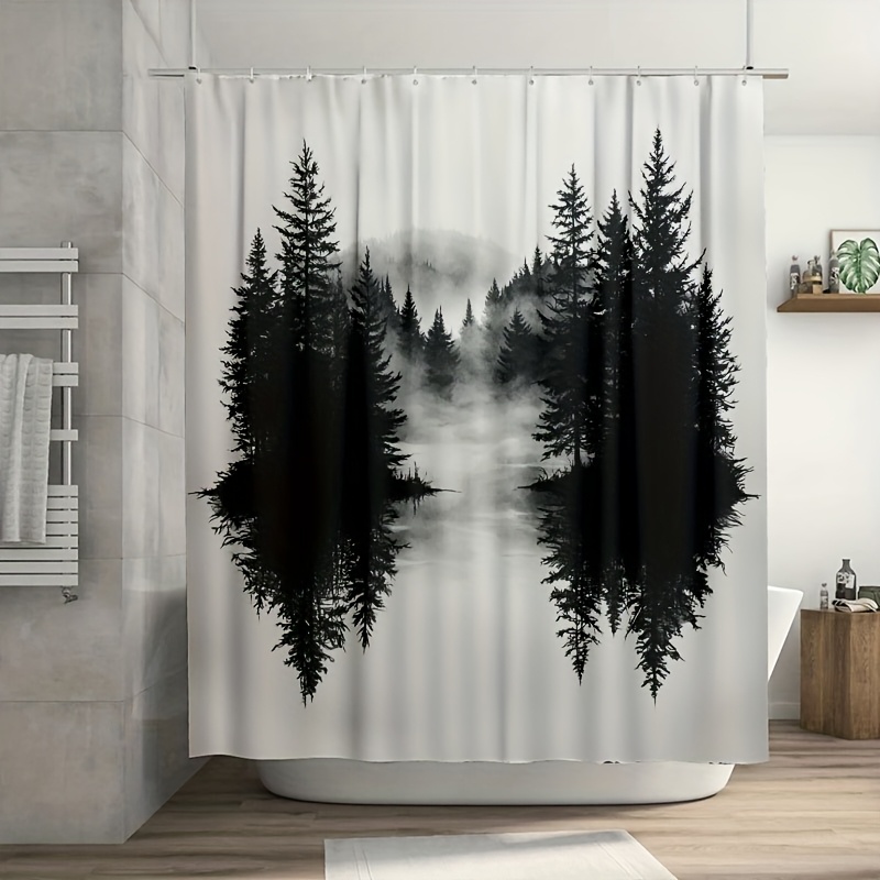 Misty Forest Woodland Shower C - огляд і ціна Home Decor Bathroom Ideas