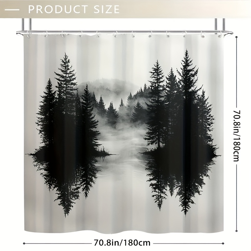 Misty Forest Woodland Shower C - огляд і ціна Home Decor Bathroom Ideas
