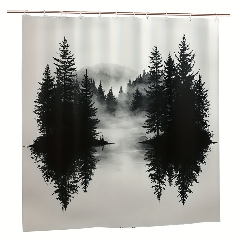 Misty Forest Woodland Shower C - огляд і ціна Home Decor Bathroom Ideas